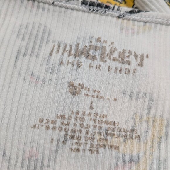 Disney Mickey and Friends Women's Tank Top, Size Large, Ribbed, Stretchy, Soft - Picture 9 of 10